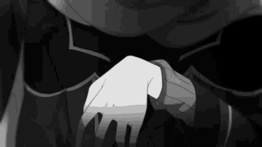 Black And White Anime Subaru Natsuki Re:Zero GIF