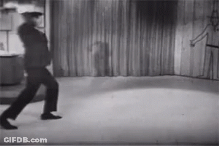 Black And White Axe Throwing GIF