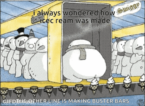 Black And White Baby Photo With Joke Text GIF