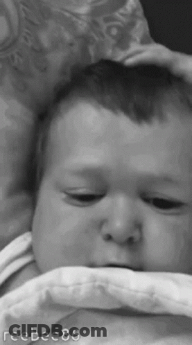 Black And White Baby Reebee86 GIF