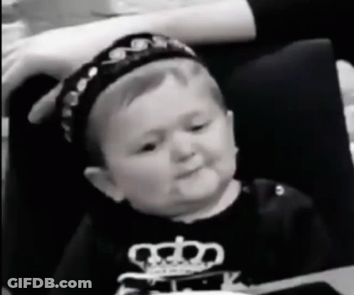 Black And White Baby Wearing Crown GIF