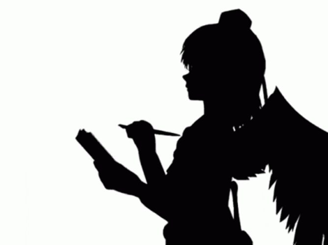 Black And White Bad Apple GIF