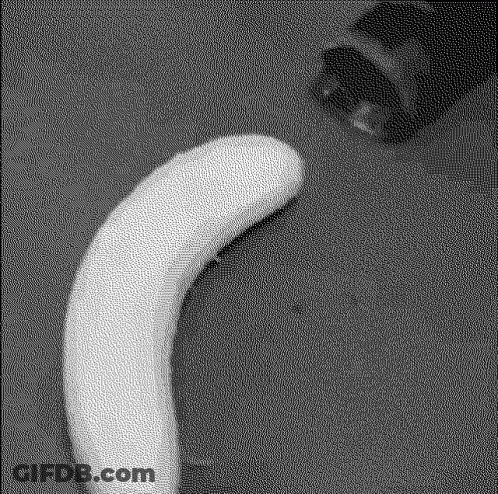 Black And White Banana GIF