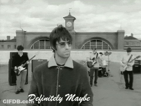 Black And White Band Definitely Maybe GIF