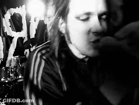 Black And White Band Playing Concert GIF