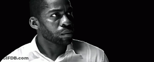 Black And White Bearded Man In White Shirt GIF