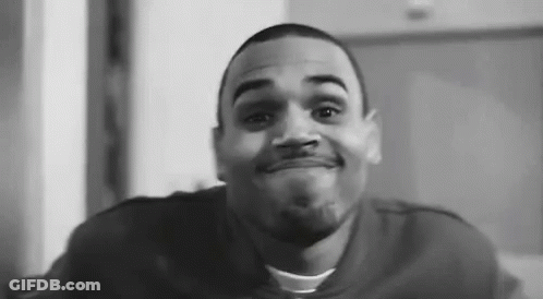 Black And White Bearded Man Making Funny Face GIF