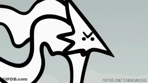 Black And White Bird Youtube.Com/Terminalmontage GIF