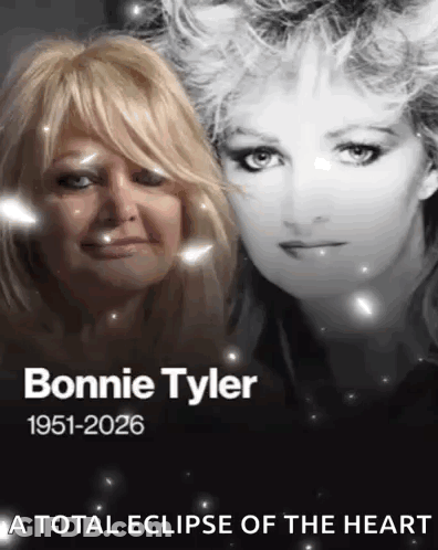 Black And White Bonnie Tyler A Total Eclipse Of The Heart GIF