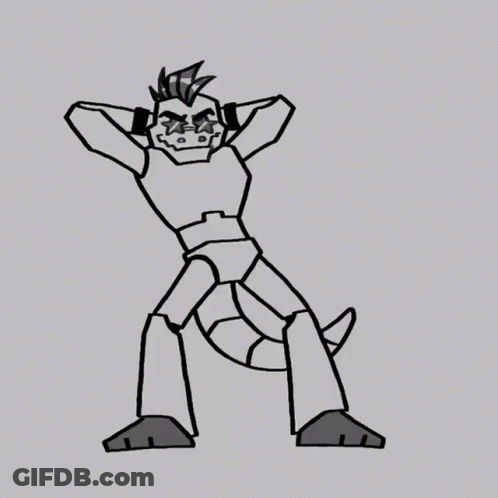 Black And White Boy And Bear GIF
