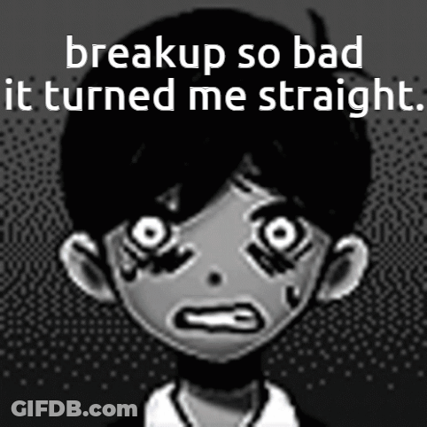 Black And White Boy Breakup So Bad It Turned Me Straight GIF
