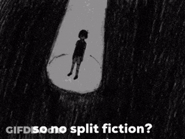 Black And White Boy Covering Ears So No Split Fiction? GIF