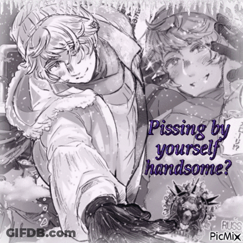 Black And White Boy Pissing By Yourself Handsome GIF