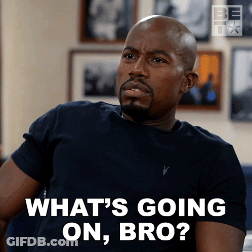 Black And White Boy Saying Bro What GIF