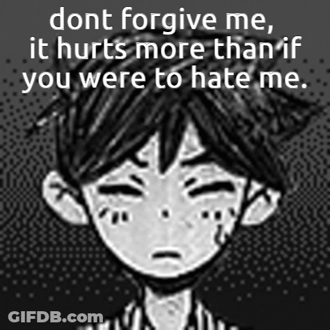 Black And White Boy Saying Dont Forgive Me It Hurts More Than Hate GIF