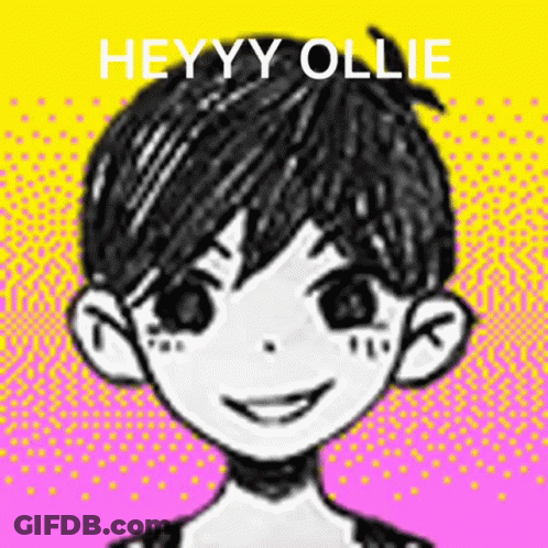 Black And White Boy Saying Heyy Ollie GIF