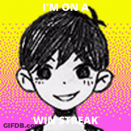 Black And White Boy Saying I'm On A Win Streak GIF