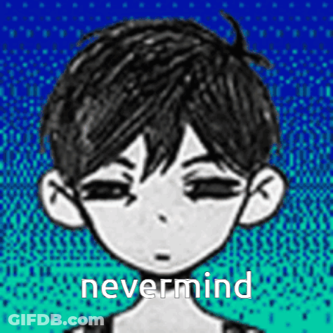 Black And White Boy Saying Nevermind GIF