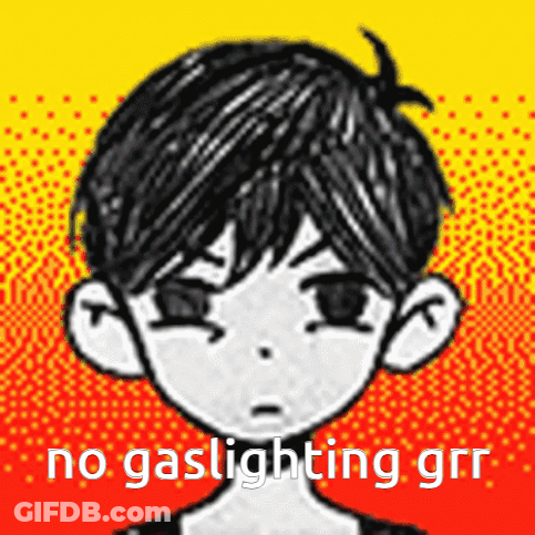 Black And White Boy Saying No Gaslighting Grrr GIF
