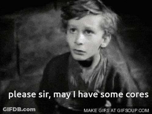 Black And White Boy Saying Please Sir May I Have Some Cores GIF