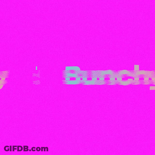 Black And White Boy Smiling On Pink And Yellow GIF