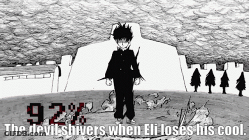 Black And White Boy The Devil Shivers When Eli Loses His Cool GIF