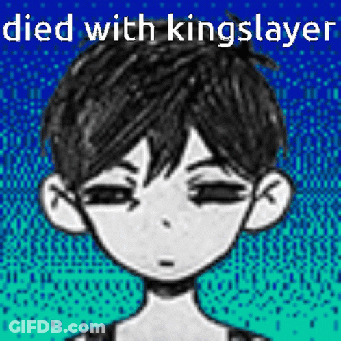 Black And White Boy With Died With Kingslayer GIF