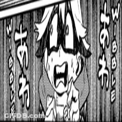 Black And White Boy With Shocked Open Mouth GIF