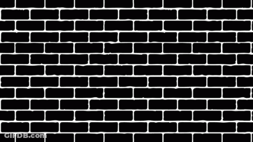 Black And White Brick Wall Saying Fury GIF