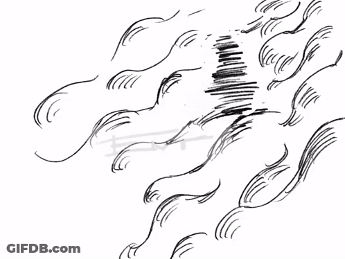 Black And White Brush Stroke GIF