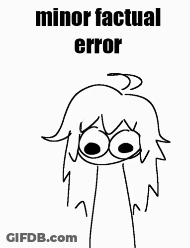 Black And White Cartoon Minor Factual Error GIF