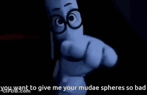 Black And White Cartoon Pointing You Want To Give Me Your Mudae Spheres So Bad GIF