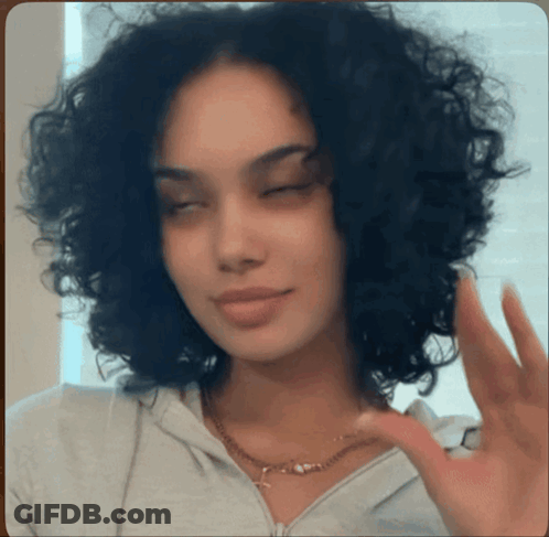 Black And White Cartoon With Big Eyes Saying Raingraine GIF