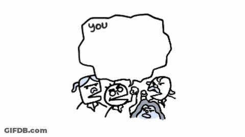 Black And White Cartoon You Are The Lamest Scientist Ever GIF