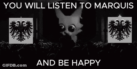 Black And White Cat And Eagles You Will Listen To Marquis And Be Happy GIF