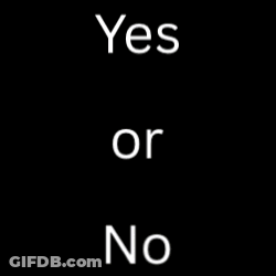 Black And White Cat Saying Yes Or No GIF