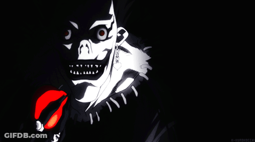 Black And White Clown With Words K-Kurosecchi GIF