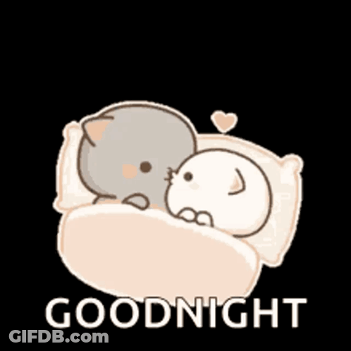 Black And White Couple Kissing With Sweet Dreams GIF