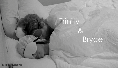 Black And White Couple Sleeping Trinity & Bryce GIF