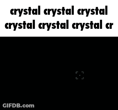 Black And White Crystal Crystal Crystal Crystal Crystal Cr GIF