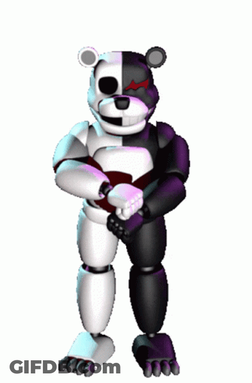 Black And White Dancing Freddy GIF