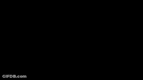 Black And White Demon With Horns And Chains GIF