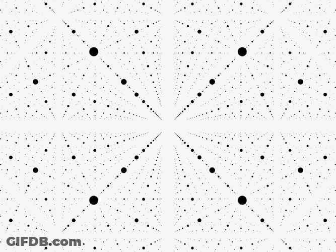 Black And White Dot Illusion GIF