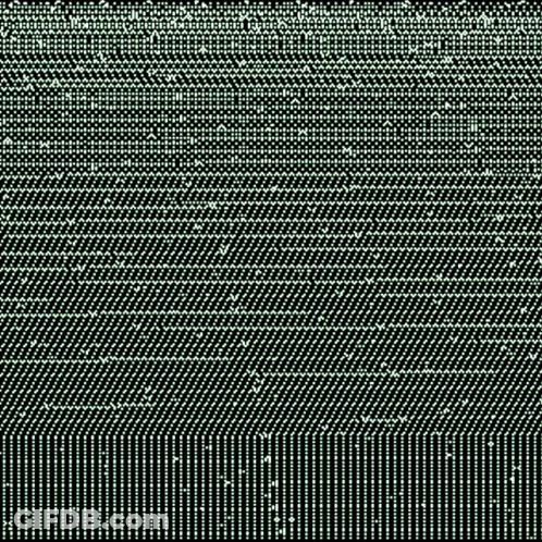 Black And White Dots And Lines Pattern GIF