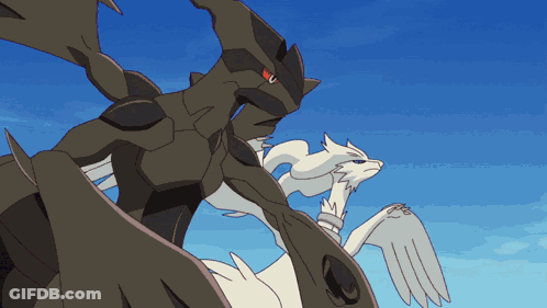 Black And White Dragon Cartoon Drawing GIF