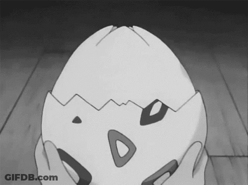 Black And White Dragon With Open Mouth And Sharp Teeth GIF