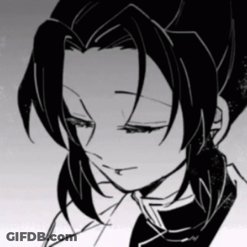 Black And White Drawing Eyes Closed GIF