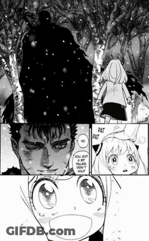Black And White Drawing Man And Girl Pat Pat GIF