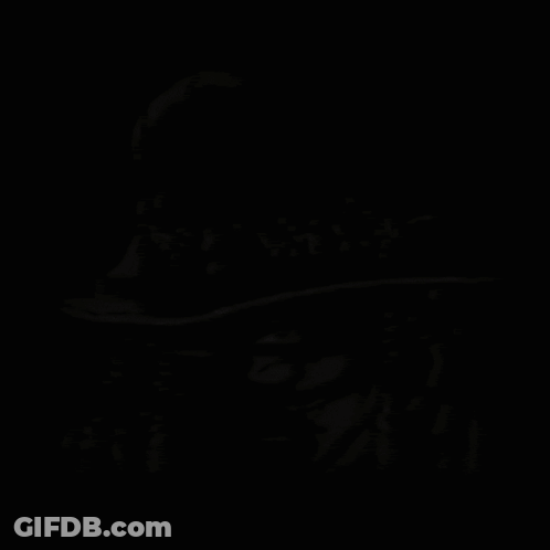 Black And White Drawing Of A Person With Luca.vg GIF