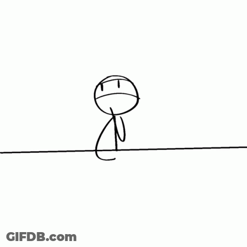 Black And White Drawing Of Cartoon Character With Crown GIF